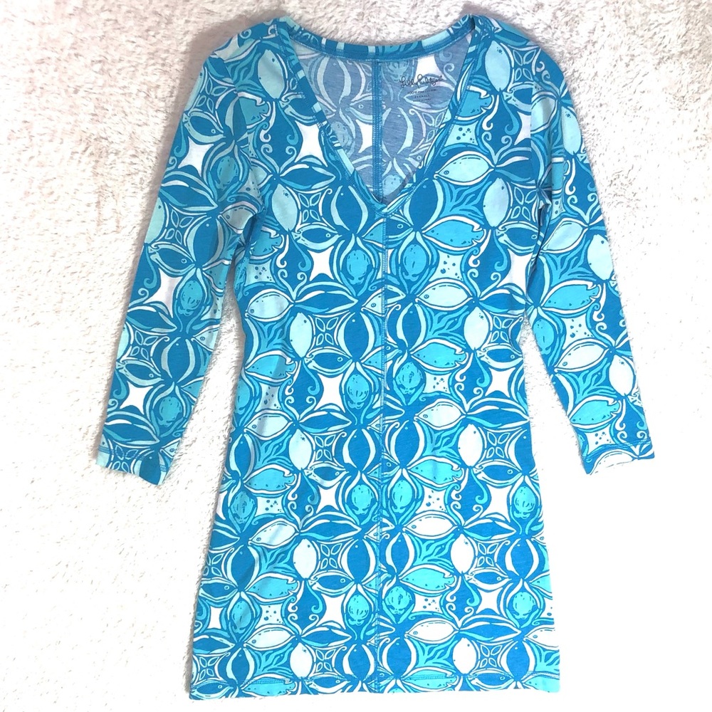 Lilly Pulitzer Juliet Mini Dress In What a Racquet